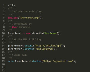 Premium URL Shortener PHP API Wrapper