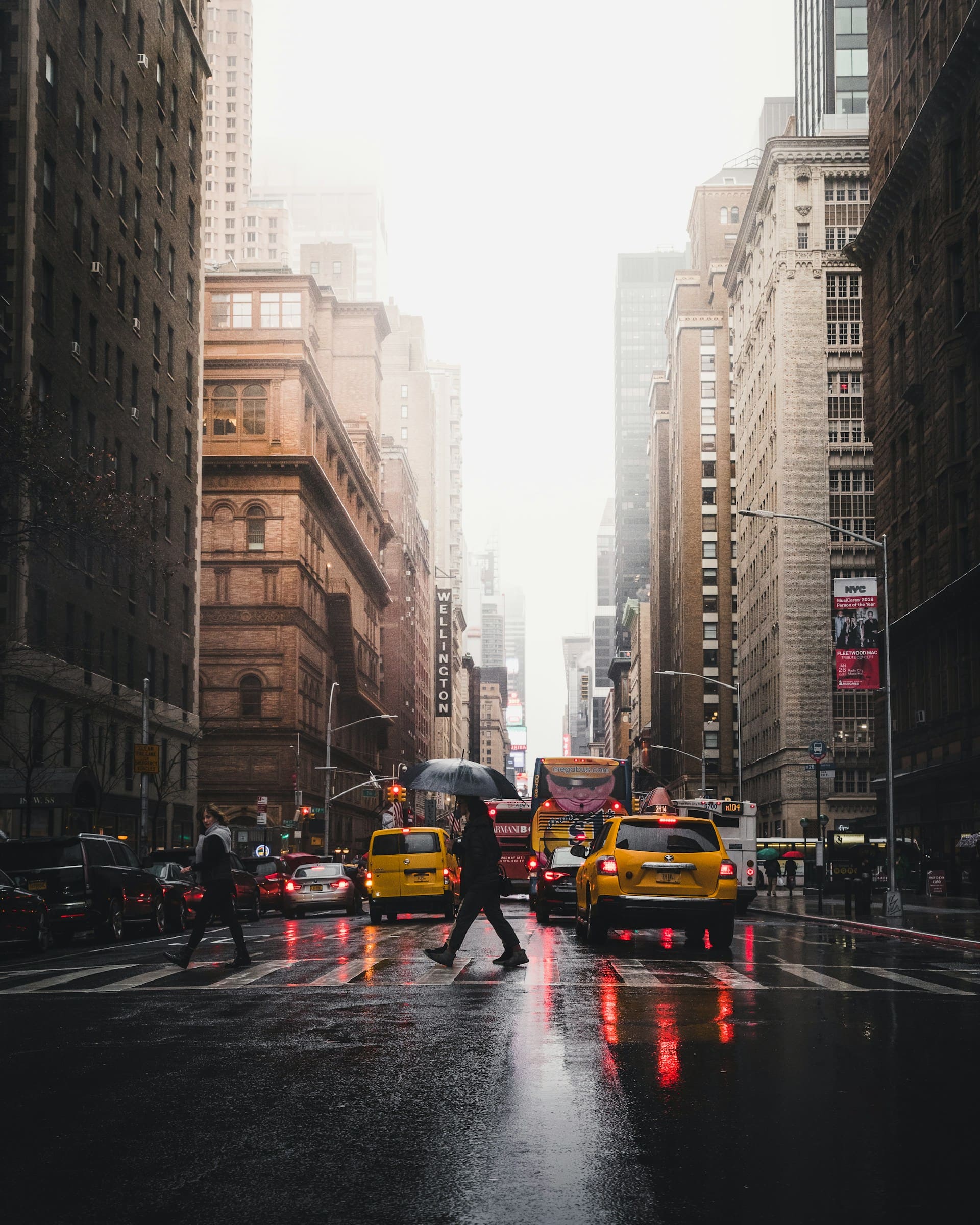 New York skyline and city business district